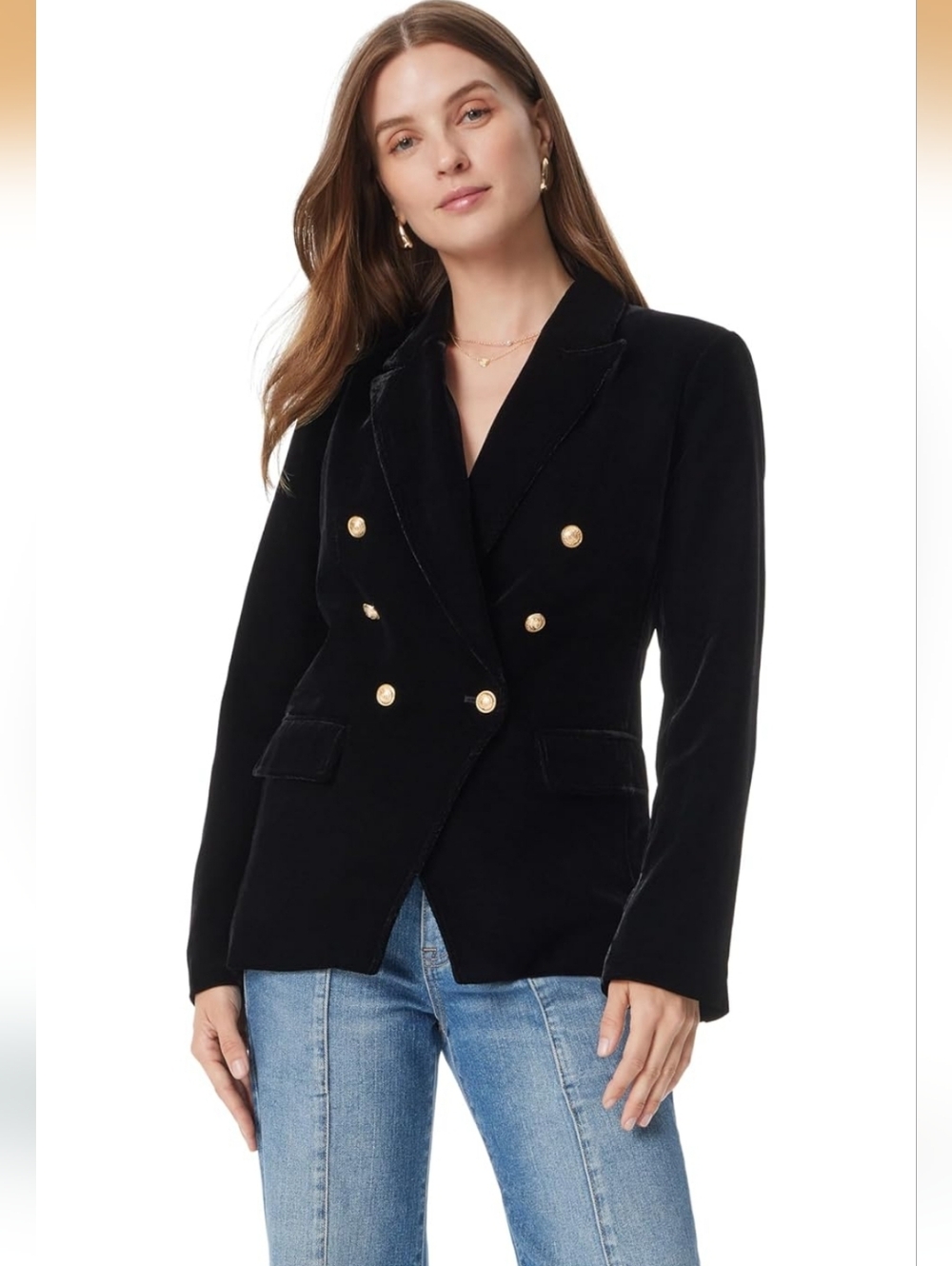 Sam Edelman Women's Imogen Double Breasted Blazer Standard Size S